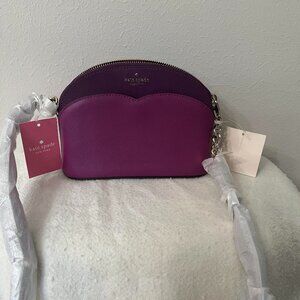 kate spade purple Payton Dome design crossbody handbag